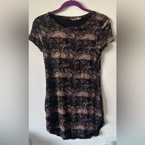 Poetry Black and Brown Patterned Dress